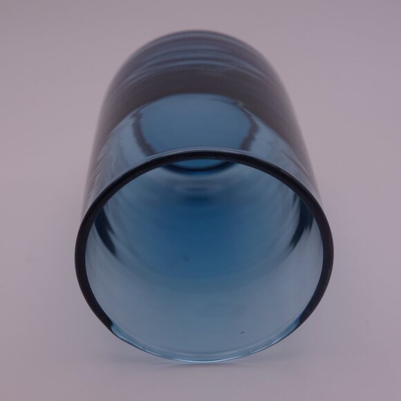 Set of Four(4) Vintage Dominion Glass Blue Glasses - Picture 5 of 11